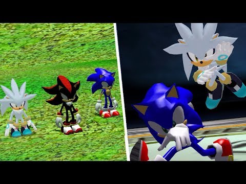 Sonic Heroes - All bosses with Sonic, Silver and Shadow in the same team Mod