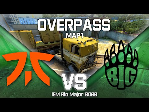 FNATIC vs BIG - Overpass - IEM Rio Major 2022 | CSGO | HIGHLIGHTS