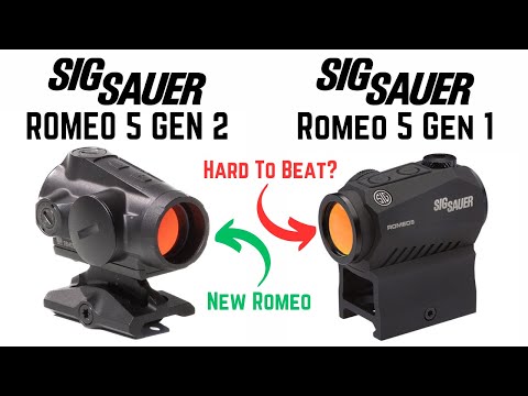Sig Sauer Romeo5 Gen 1 vs Gen 2 Red Dots: What's The Difference?
