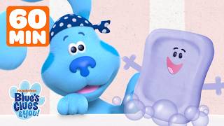 1 Hour of FUN & ADVENTURE with Blue & Slippery Soap 🧼🫧 | Blue's Clues & You!