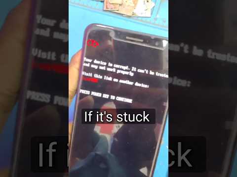 asus mobile stuck on (device corrupted) problem solved #youtubeshorts #viral