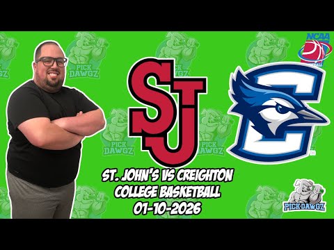 St John's vs Creighton 1/10/26 Free College Basketball Picks and Predictions | NCAAB Pick
