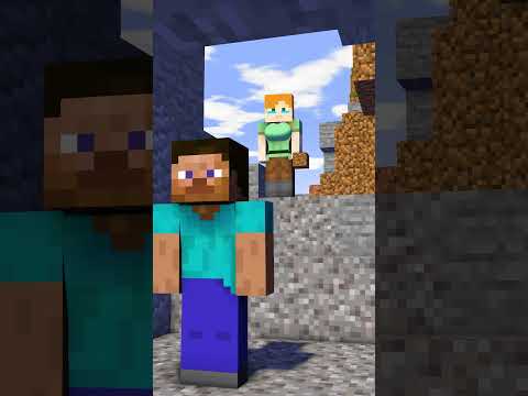 Alex saved Steve's life - minecraft animation #shorts