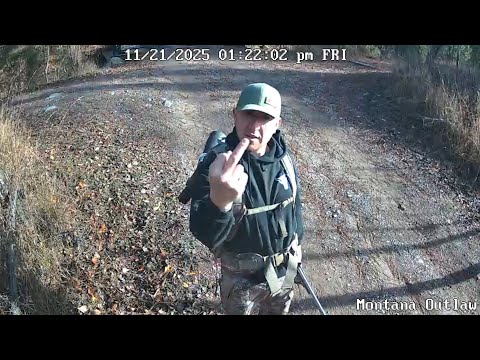 ARMED TRESPASSER AGGRESSIVELY FLIPPING OFF MY CAMERA: Full Unedited Version