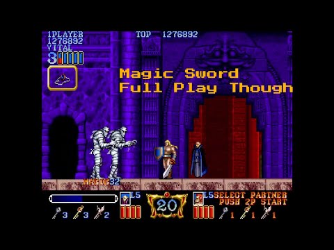 Highlight: Magic Sword Full Play Through Corrupt Ending | Capcom Arcade Classic | Heroic Fantasy