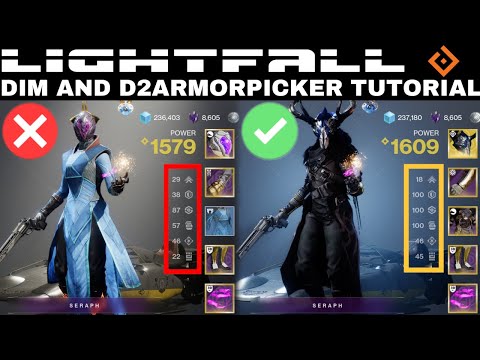 How to use DIM and D2Armorpicker's Loadout Optimizers | Destiny 2 Lightfall Prep: Buildcrafting