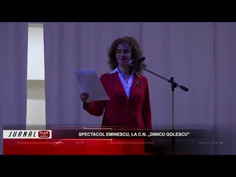 Spectacol Eminescu, la CN „Dinicu Golescu” ( 13 01 2023 )