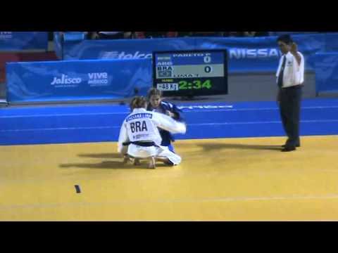 Judo Panamericano 2011 - Taciana Lima ( BRA ) vs Paula Pareto ( ARG ) - 48 Kg