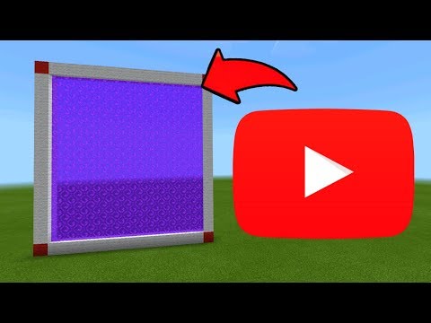 Minecraft: How to Make a Portal to the YouTube Dimension