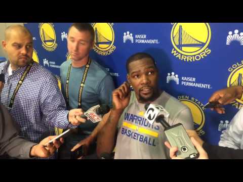 Durant on Ron Adams and defense: "He's challenging me... I missed him"