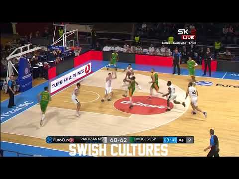 Kenny Hayes Limoges vs Partizan - Highlights | 22pts 5ast