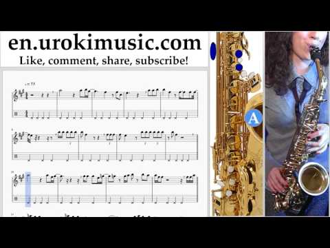 Saxophone lessons (Alto) Lana Del Rey, Sean Ono Lennon - Tomorrow Never Came Sheet Music Tutorial