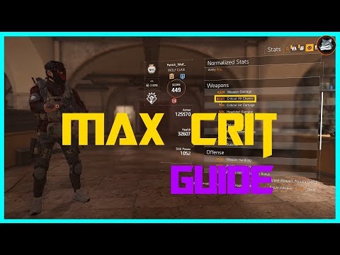 The Division 2 | Max Crit Chance Guide