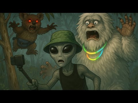 Drop Bear Crisis: Alien Escape Gone Wrong
