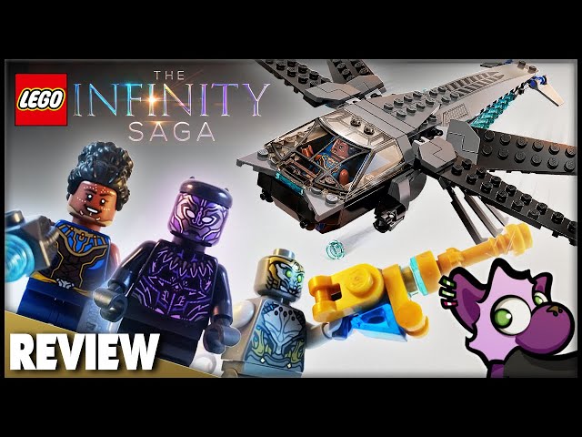 Vídeo relacionado con LEGO, 76186 Super Heroes Dragon Flyer de Black Panther, Multicolor