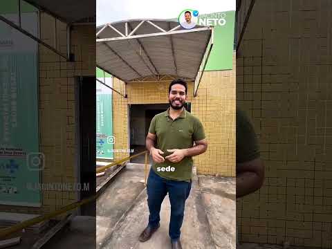 Prefeito Jacinto Neto acompanha reforma da UBS na sede do município São Raimundo do Doca Bezerra-Ma.