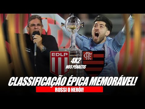 CLASSIFICAÇÃO ÉPICA MEMORÁVEL! ROSSI O HERÓI! NARRAÇÃO DOS PÊNALTIS COM JOÃO GUILHERME NA FLAMENGOTV