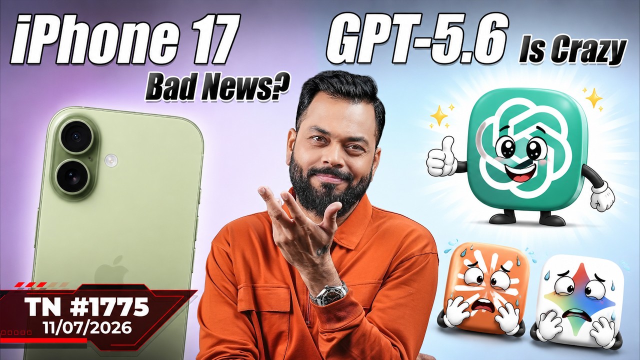 Edge 70 Max India Launch, GPT-5.6 Is Crazy, iPhone 17 Bad News?, BSNL Satellite Phone 😮-#TTN1775