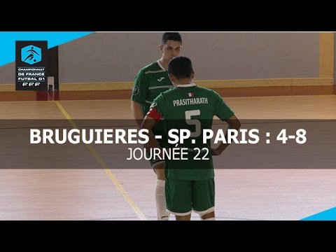 J22 : Bruguières SC - Sporting Paris (4-8), le résumé