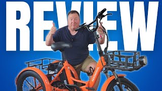 MoonCool TK1 Folding Electric Trike Review – Big Guy Approved? 💪