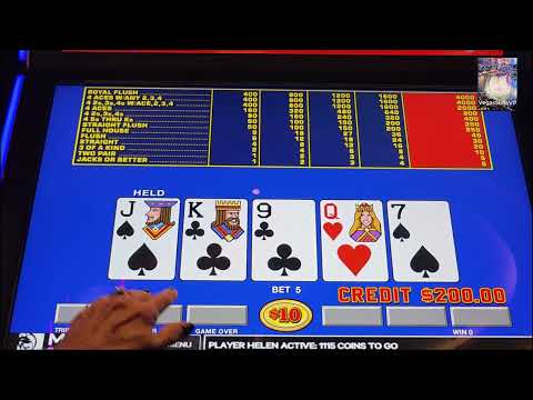 I Played $10 Video Poker at Aria's NEW High Limit Room for Hours
