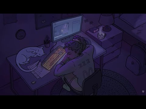 lofi sleep, lo-fi rain 💤 8 hours mix 😴  beats to sleep/chill/relax to-music for insomnia & anxiety