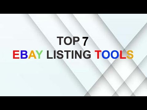 Top 7 eBay Listing Tools