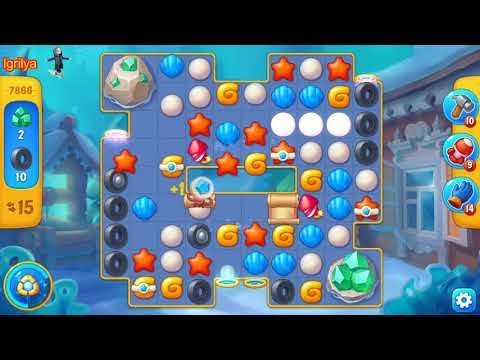 Fishdom level 7866 / Фишдом уровень 7866