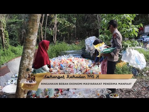 KAPOLRES PASER &amp; KETUA BHAYANGKARI CABANG PASER BERBAGI TAKJIL 7 SEMBAKO