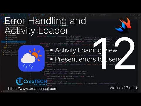SwiftUI Weather App 12: Handling Errors and Loading State thumbnail