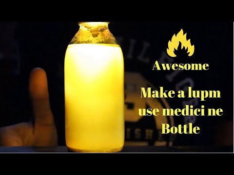 How to make a lump Use Medicine Bottle 🔥 Video