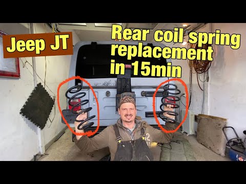 Jeep TJ rear coil springs replacement. (In 15 min)