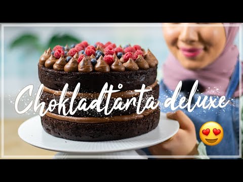Saftig chokladtårta | Lär dig baka med Camilla Hamid