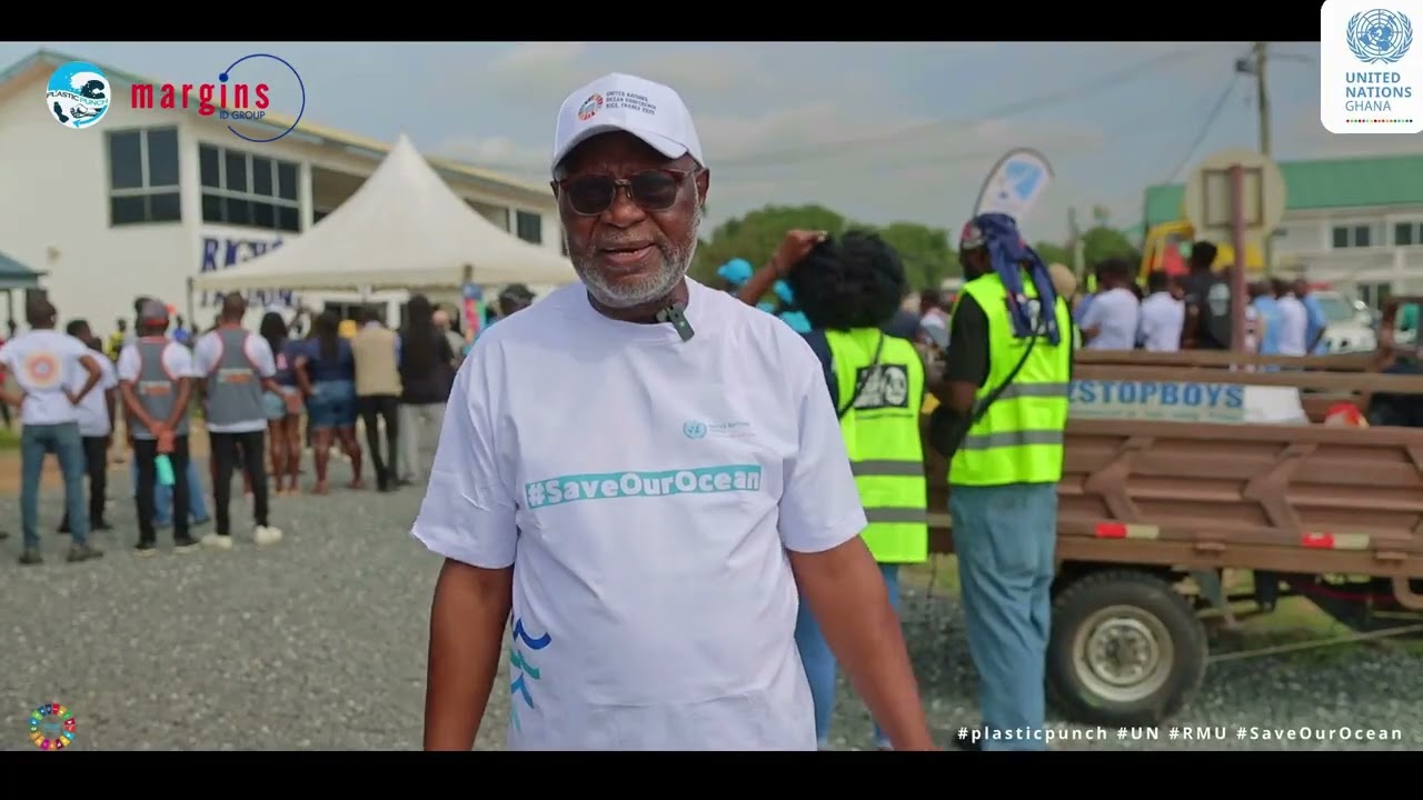 UN Ocean Conference Beach Clean up in Ghana