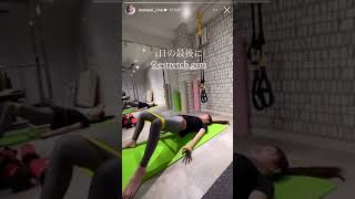 女優 まつきりな ジム トレーニング動画 #shorts