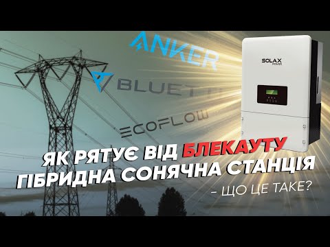 Що таке гібридна сонячна станція і як вона допомагає при відключеннях електроенергії