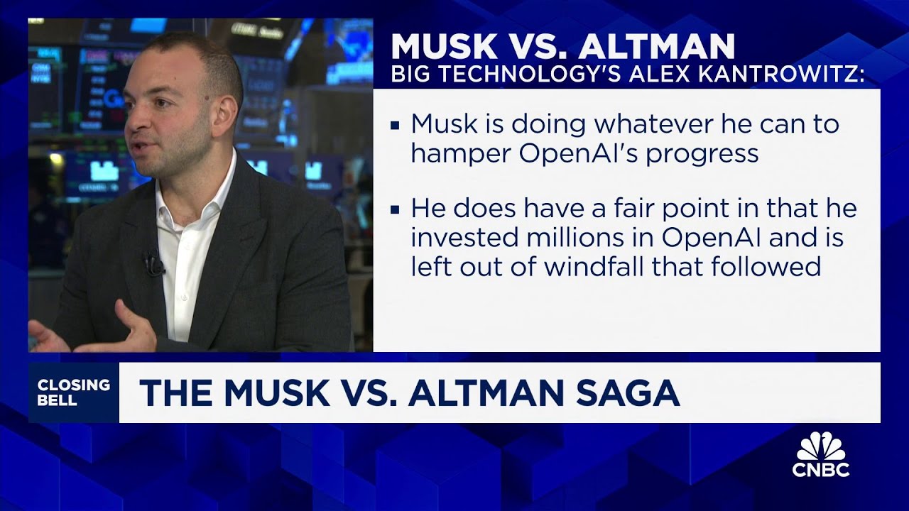 Alex Kantrowitz on Musk's bid for OpenAI: 'He's trying to mess things up for Altman'