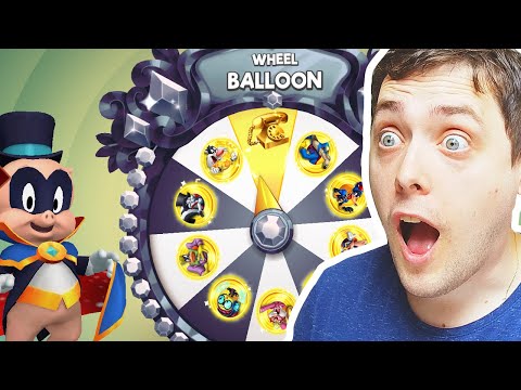 +55 SPINS BLOONS WHEEL JACKPOT! DON HENRY BUG GLITCH! - Looney Tunes World of Mayhem Game Gameplay