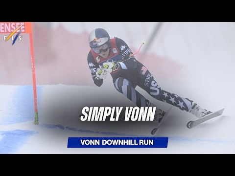 Lindsey Vonn Winning Run | FIS Alpine