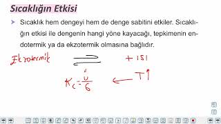 Eğitim Vadisi 11.Sınıf Kimya 22.Föy Dengeyi Etkileyen Faktörler Konu Anlatım Videoları