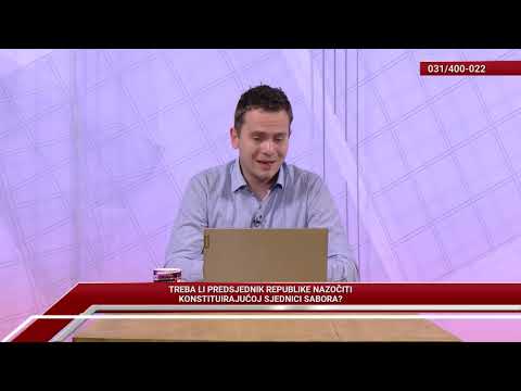 TV REPLIKA 20.07.2020. - TREBA LI PREDSJEDNIK REPUBLIKE NAZOČITI KONSTITUIRAJUĆOJ SJEDNICI SABORA?