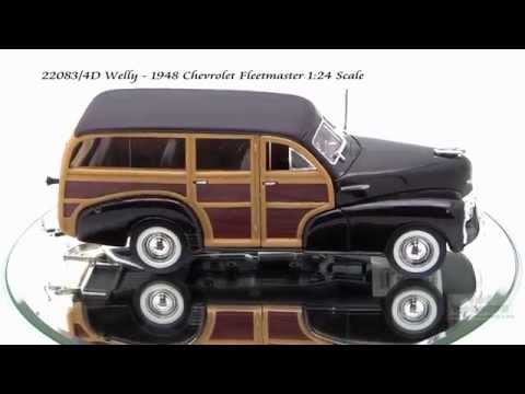 22083 4D Welly 1948 Chevrolet Fleetmaster 124 Scale Diecast Wholesale