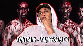 Kontra K - Kampfgeist 4 (Official Video) | American reacts to german rap