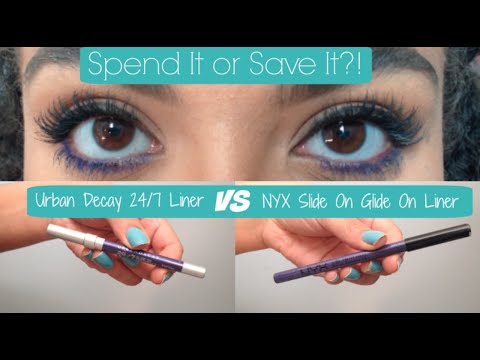 Spend It or Save It? Urban Decay 24/7 Liner Dupe | samantha jane Video