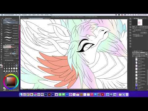 Astro Traveling With My Lemurian Dragoness Speedpaint