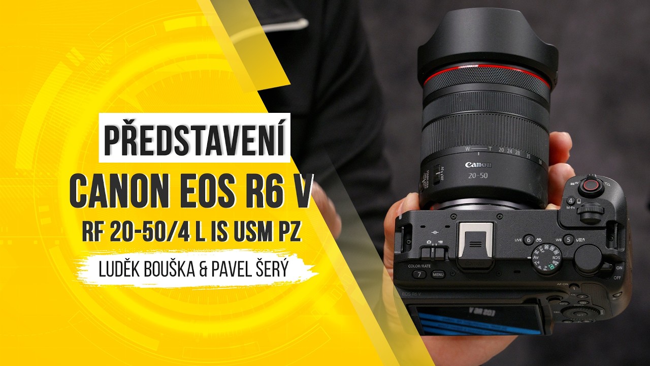 YouTube video - Představení CANON EOS R6 V