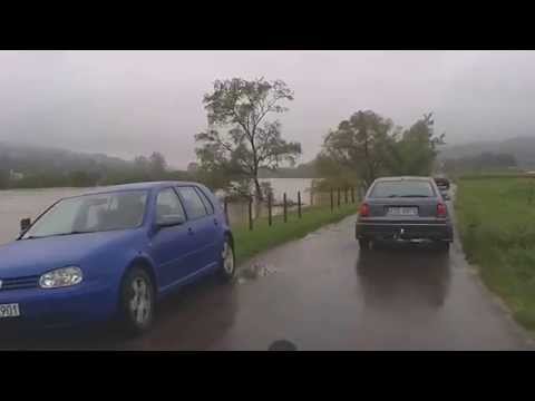 Powódź na Sanie 16.05.2014r.  Dynów i Nozdrzec