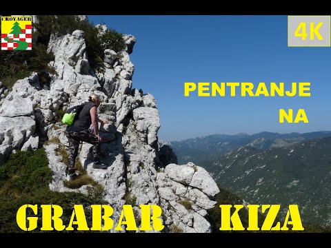 KIZA, GRABAR, planinarenje po Velebitu i pentranje po vrhovima, 4K.