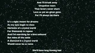 Tom Scullin Lyrics (Music Lost): "Crystal Days and Diamon Nights"