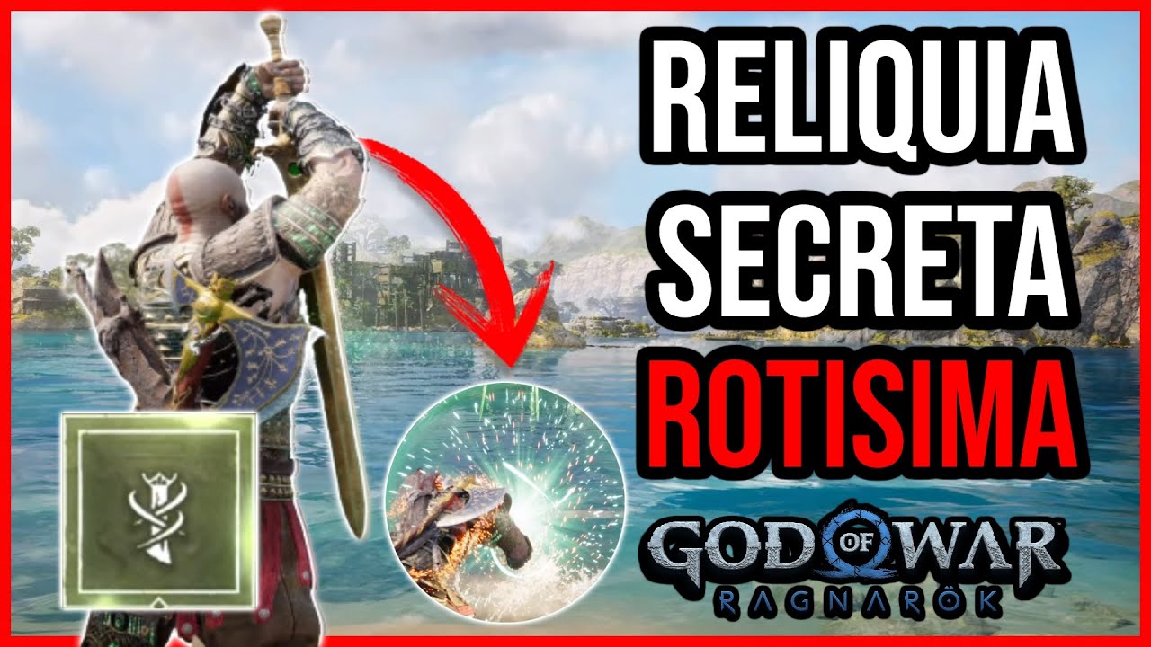 God of War Ragnarok - LA RELIQUIA MAS PODEROSA DEL JUEGO | EMPUÑADURA DE SKOFNUNG (UBICACION)